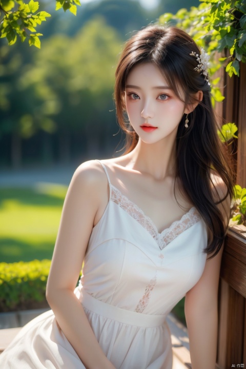  Girl, (best quality, masterpiece, ultra high resolution, 4K, HDR, photo) , (realistic: 1.3, realistic: 1.3) , depth of field, (curve: 1.2) , delicate eyes, elegant posture, (a very delicate and beautiful) , (best quality) , (masterpiece) , outdoors, 1girl,moyou