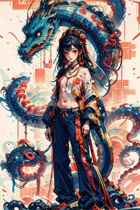  ivan Shishkinswamp, 1girl,solo, torn clothes, large chain, giant chains, giant chains , empty eyes,((zipper)),zipper clothes,
tentacles cum, arm bound by chains,
 (((Hanging in the air with a tentacles))),
 tied legs together, 
long hair,bodyfit chinese clothes , national tide