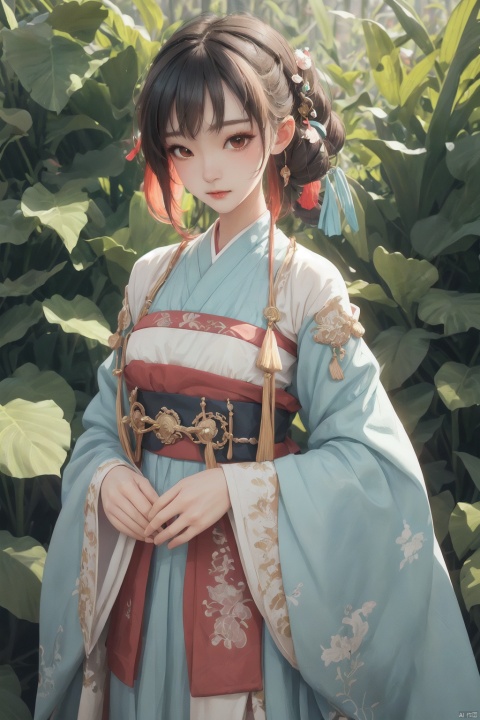  liuti,colorful theme,
1girl, hanfu,looking at viewer, cowboy shot ,
in the dark,sunhine light in hair,deep shadow,
best quality,masterpiece, highres, ( figma:0.8)