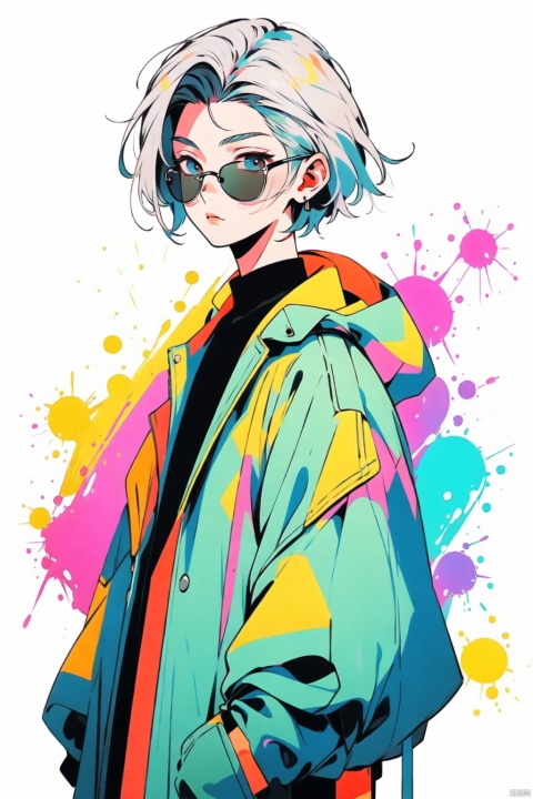  //
( code background), (data background,:1.2),
//
multicolored_background,red and white background,sam yang, (1boy:1.3), (short white hair,hair slicked back,:1.2)black sunglasses, expressionless,cowboy shot, no_eyes,(colored inner hair, colored_tips,:1.2), shota, ink style, Light-electric style, (\shuang hua\), 372089, flat, cozy animation scenes, bpstyle