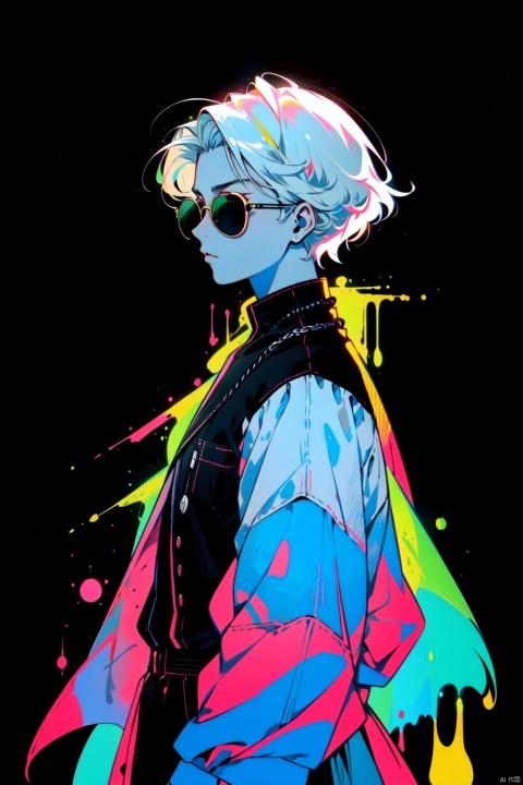  //
( code background), (data background,:1.2),
//
multicolored_background,red and white background,sam yang, (1boy:1.3), (short white hair,hair slicked back,:1.2)black sunglasses, expressionless,cowboy shot, no_eyes,(colored inner hair, colored_tips,:1.2), shota, ink style, Light-electric style, (\shuang hua\), 372089, flat, cozy animation scenes, Oil painting, 90s, saibo