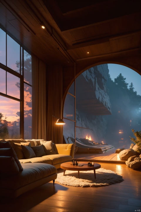  Architectural rendering, architectural design, Rock architecture, a photorealistic hyperrealistic render of an interior of a beautifully decorated cozy living room by pixar, greg rutkowski, wlop, artgerm, dramatic moody sunset lighting, long shadows, (volumetric:1.5), cinematic atmosphere, octane render, artstation, 8 k artstation on trending detailed, highly wallpaper, archdaily, lightpaint, nature nightvision nature wilderness nature nature nature architecture industrial architecture industrial architecture industrial urbex building nature nature, Rock buildings