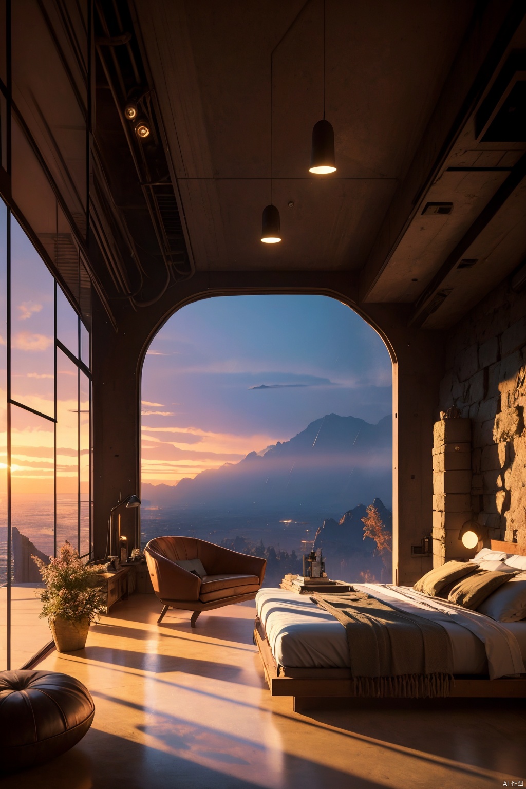  Architectural rendering, architectural design, Rock architecture, a photorealistic hyperrealistic render of an interior of a beautifully decorated cozy living room by pixar, greg rutkowski, wlop, artgerm, dramatic moody sunset lighting, long shadows, (volumetric:1.5), cinematic atmosphere, octane render, artstation, 8 k artstation on trending detailed, highly wallpaper, archdaily, lightpaint, nature nightvision nature wilderness nature nature nature architecture industrial architecture industrial architecture industrial urbex building nature nature, Rock buildings