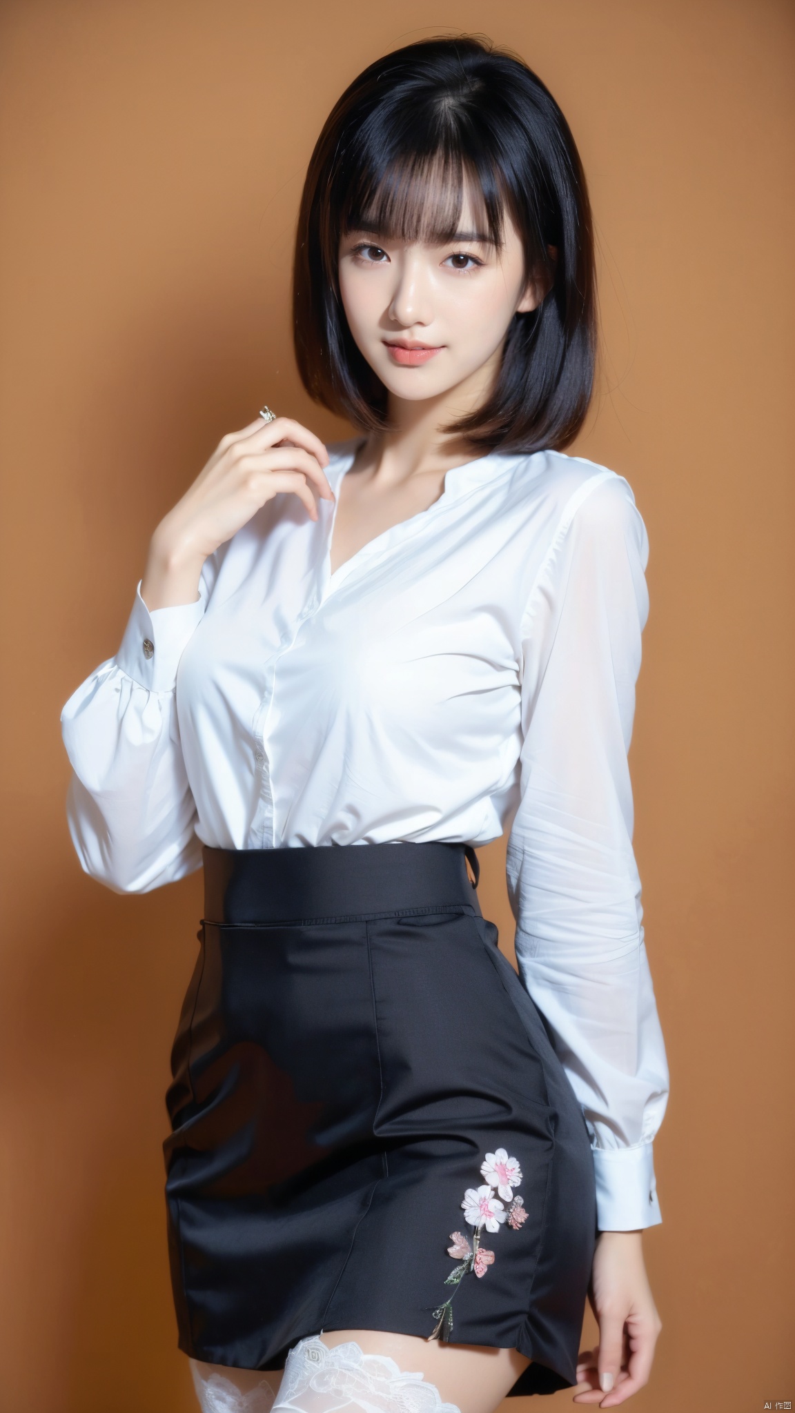  (Good structure), (high definition: 1.0), (HD: 1.0), , (ultra resolution: 1.0), (4K: 1.0), (photorealistic: 1.0), (realistic: 1.0), , (professional photography: 1.0), (DSLR quality: 1.1), , (detailed: 1.0), (sharp focus: 1.0), , (masterpiece: 1.2), (epic shot: 1.2),
anatomically-precise-finger-details, , Cinematic, , , , solo, 1girl, perfect boody, Wind, flowing hair, kind smile, , pose for picture, Dynamic pose, looking_at_viewer,
Outdoor scenery, snow view, Snow Mountain, girl, pretty face, short hair, blonde hair, (photo reality: 1.3) , Edge lighting, (high detail skin: 1.2) , 8K Ultra HD, high quality, high resolution, the best ratio of four fingers and a thumb, (photo reality: 1.3) , white shirt inside, big chest, solid color background, solid red background, advanced feeling, texture full, 1 girl, Xiqing, HSZT, Xiaxue, dongy, a girl, magic eyes, black 8d smooth stockings, 1girl, sd_mai, xiqing, tm, ((poakl flower style)), , blackpantyhose,print legwear, , tasha,fucked,naked,nudity,moyou