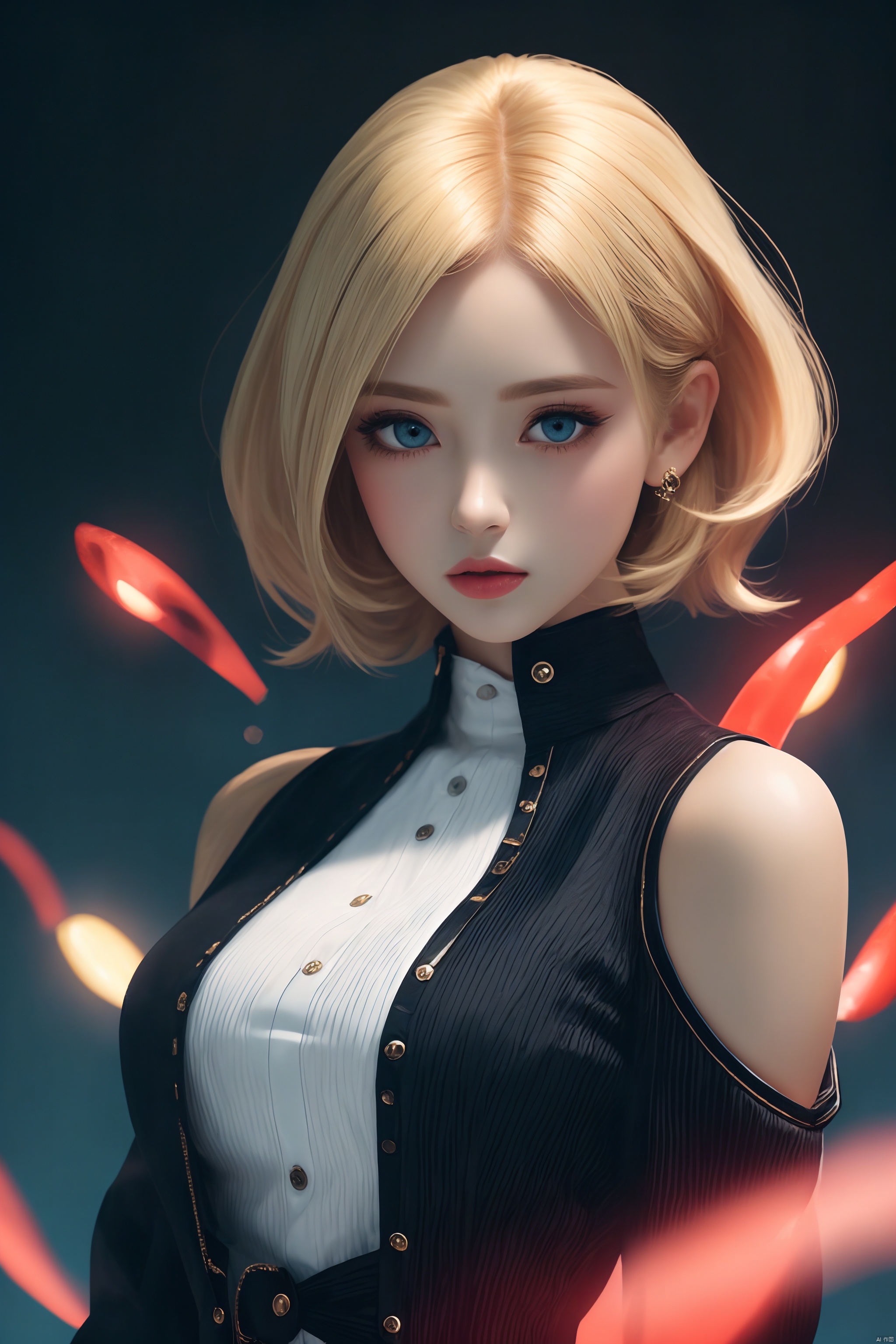  - High-quality photography
- Master's work
- Detailed face description
- (younger schoolgirl:1.4)
- 1girl\((bishoujo), (lovely face:1.4), (pure blonde hair:1.4), (light_blue_eyes:1.3), (median breasts:1.2), (straight_hair:1.4), (short_hair:1.4), slim, long_legs)\,
- Sexy pose
- Fashionable woman
- Vibrant colors
- Wearing a colorful outfit
- Confident expression
- Majestic environmental elements
- Photography
- Striking and modern cover design
- Center of focus is fashion., ((poakl)), Light master
- (lying on back:1.3),