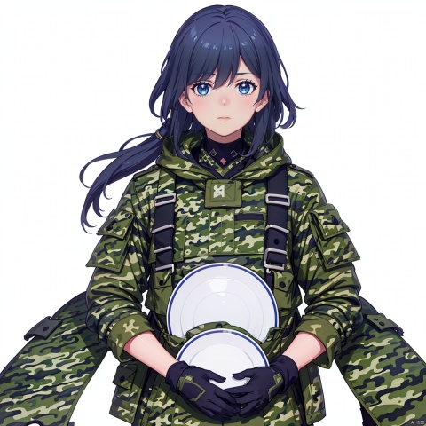 (masterpiece:1.3),(the best quality:1.2),(super fine illustrations:1.2),(Masterpiece),high quality,high detail,(white background:1.2),looking at viewer,(SOLO:1.4),outline,simplebackground,, soldier girl, (((wearing winter camo military fatigues, camo plate carrier rig,))) combat gloves, (magazin pouches), (kneepads), highly-detailed, perfect face, blue eyes, small waist, tall, make up, tacticool,,fu hua, fu hua