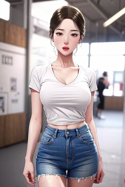  Masterpiece, Ultra HD, Best, (Wallpaper), 8K, High Detail Skin, Ultra Detail, High Resolution, Perfect Detail Face, Shining Skin, 1Girl, Solo, (Perfect Anatomy), (Perfect Ratio) Perfect Body, Perfect Nails, Perfect Legs, Mid Chest, Machine Selected Clothes