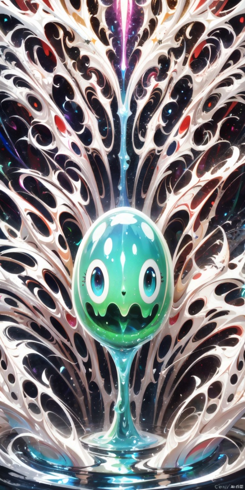  Ultra-clear, ultra-detailed, ((detailed depiction)), hacker, The Matrix, extradimensional invasion, 👻,Translucent ghost, the ghost,slime, slime anthropomorphic, liquid, slime, humanoid slime, ultimate picture quality, CG, tattoo