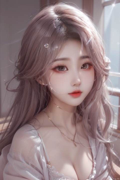  1 Girl, Professional, AllUre, LighT and Shadow, (AllUre; 1.8), Official ArT, 8k Wallpaper, SUper DeTail, BeaUTy and AesTheTics, Fine, BesT qUaliTy, very deTailed, dynamic angle, paper, radiUs, lighT, cowboy lens, romanTic, aTmospheric, rich deTail, deTailed backgroUnd, Sleek hair, perfecT face, delicaTe feaTUres, high deTail, fisheye lens, dynamic angle, solo, bangs, long hair, ToUsled hair, Gray hair, Trimmed hair, beaUTifUl eyes, mediUm breasTs, Thigh gap, lighT rims, looking aT _ viewer, lighTing gUrU, WhiTe silk, skirT, U-neck T-shirT, jackeT, sling bag, (\meng ze\)