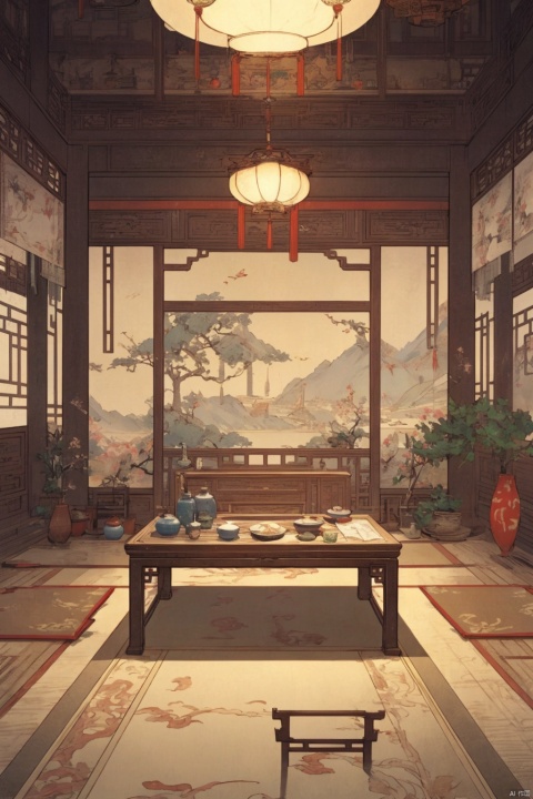 镜头质量：Bestquality,8k,(((masterpiece))),((bestquality)),
镜头位置：,solo,
人物：
环境背景：
图像风格：
提示词：, wdw_claborate-style painting, , Ancient China_Indoor scenes