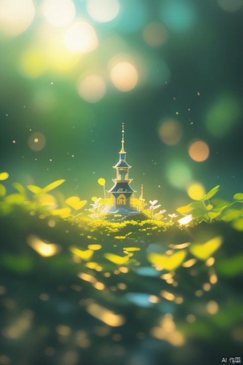  (Masterpiece, Best Quality: 1.2), Close-up of cartoon castle on green background, cute digital art, beautifully detailed digital art, 4k hd illustration wallpaper, cute digital, blurry dream picture, 4k hd wallpaper illustration, cute 3d rendering, a beautiful art illustration, 2d illustration, 2d illustration, blurred dream illustration, epic concept art. Bokeh. Ultra wide angle ((best quality)), ((intricate details)), ((surreal) ism))(8k),小萝利,针织玩偶