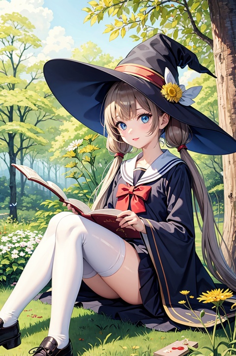  (very long hair,cowboy shot:1),(4349,4349,4349:1),1girl,witch hat,hat,book,outdoors,tree,sitting,blue eyes,bug,mushroom,shoes,long hair,flower,(dandelion),butterfly,solo,nature,forest,hat flower,white thighhighs,looking at viewer,dress,blush,open book,bangs,holding book,sailor collar,twintails,black headwear,1girl,witch hat,hat,book,outdoors,tree,sitting,blue eyes,bug,mushroom,shoes,long hair,flower,butterfly,solo,nature,forest,hat flower,white thighhighs,looking at viewer,dress,blush,open book,bangs,holding book,sailor collar,twintails,black headwear,1girl,witch hat,hat,book,outdoors,tree,sitting,blue eyes,bug,mushroom,shoes,long hair,flower,butterfly,solo,nature,forest,hat flower,white thighhighs,looking at viewer,dress,blush,open book,bangs,holding book,sailor collar,twintails,black headwear,
