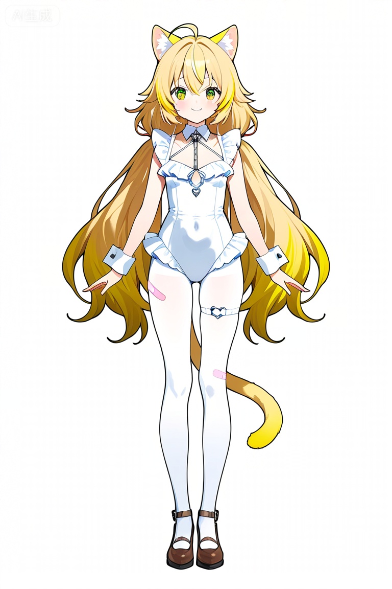 1girl,  ahoge,  animal ear fluff by ..... on Tensor.Art