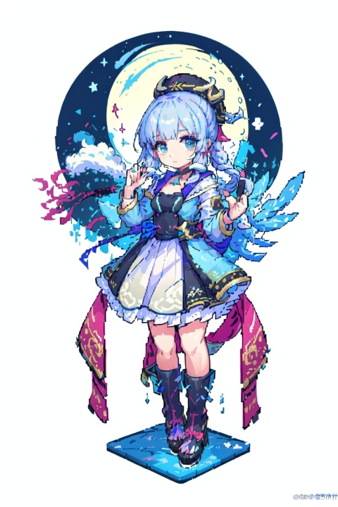 (masterpiece, top quality, best quality), pixel,pixel art,1girl, 1girl,loli, solo,,像素人,shenlidef,cuteloli,Snow, ice