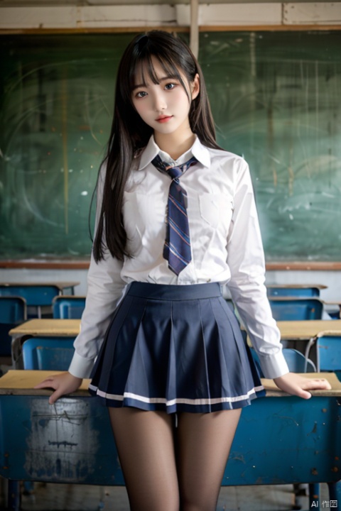  1girl,pantyhose,school uniform,15years