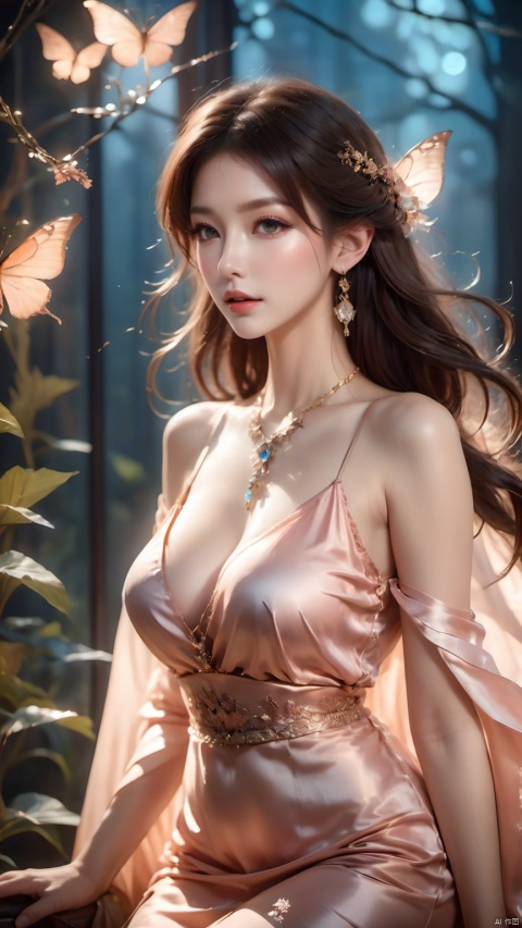masterpiece,best quality,ultra-detailed,High detailed,picture-perfect face,sexy satin silk lace long dress,blush,(dark elf),(Various elegant and sexy photo taking actions),Smile,earrings,jewlery,(perfect female body,slim thicc),tall,long legs,slim calfs,long legs,goddess,charming, necklace,alluring,seductive,enchanting,makeup, fantasy,night,meteor shower,savanna,((alphonse mucha)),Cinematic Lighting,moody lighting, ((poakl)),,
