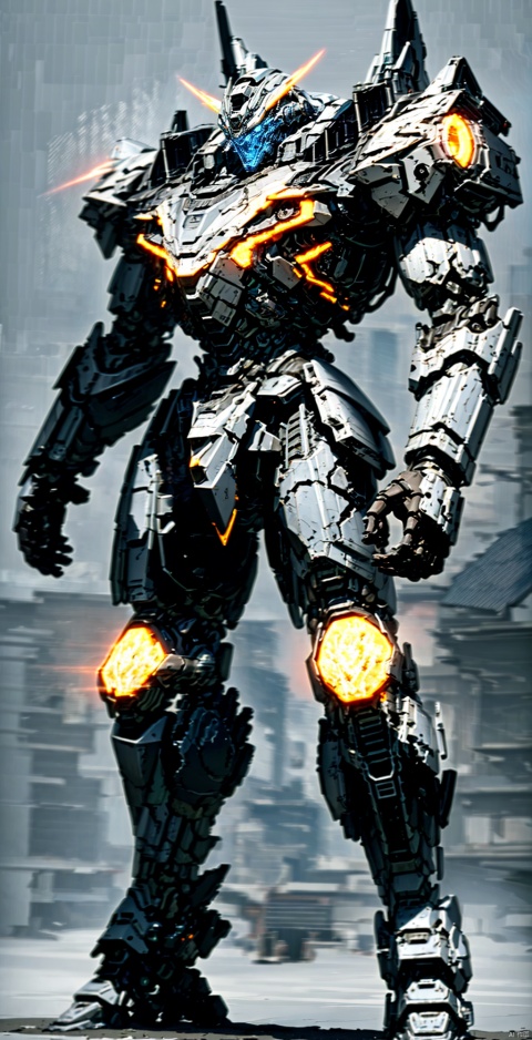  ,ghost mask, dynamic posture, Cybernetics warrior armor, mechanical arm, science fiction, shiny armor, future science fiction style, fighting posture, fighting style, negative space, dynamic lighting, clear lines, high contrast, absurdity, best quality, negative space, urban background, perfect composition, light and shade contrast composition,Mecha,machinery,rex,Cursed left arm,full_body,fighting,fire bomber,bluebloomers,colored_skin,fairy,skin,Colorfulportraits,long,sssr, mech, , ,,, , Tyrant mecha, Postwar ruins
