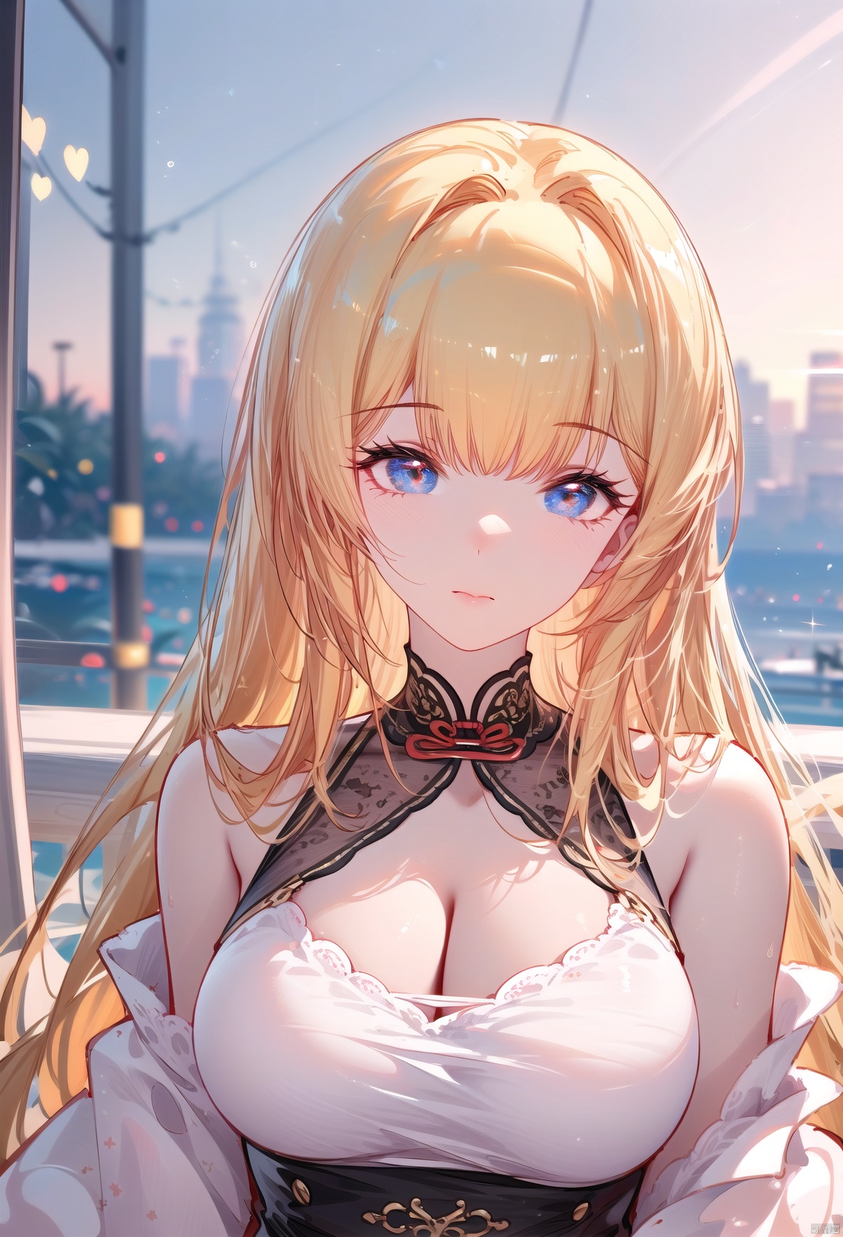  maximalism.fine fabric emphasis,1girl, solo, long hair,virtual youtuber,idol costume, looking at viewer, bokeh, blurry background,best quality, amazing quality, very aesthetic, absurdres, 
HDR, UHD, 8K, Highly detailed, best quality, masterpiece, realistic, Highly detailed, (EOS R8, 50mm, F1.2, 8K, RAW photo:1.2), ultra realistic 8k cg., (\meng ze\)