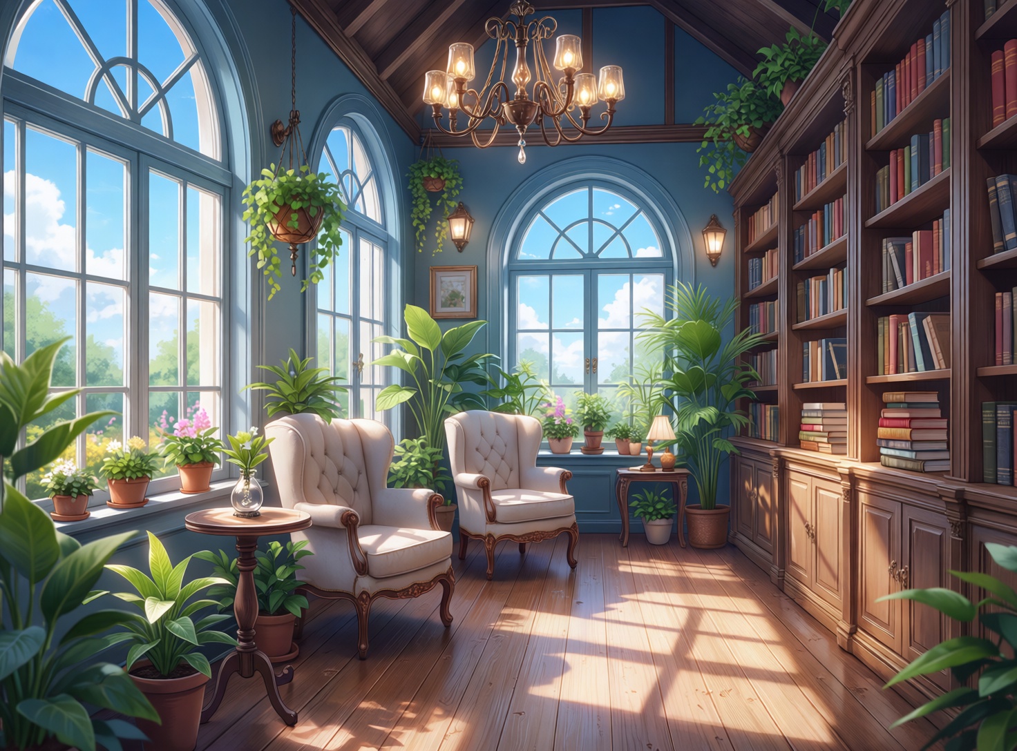scenery,  no humans,  bookshelf by NovaPredawn on Tensor.Art