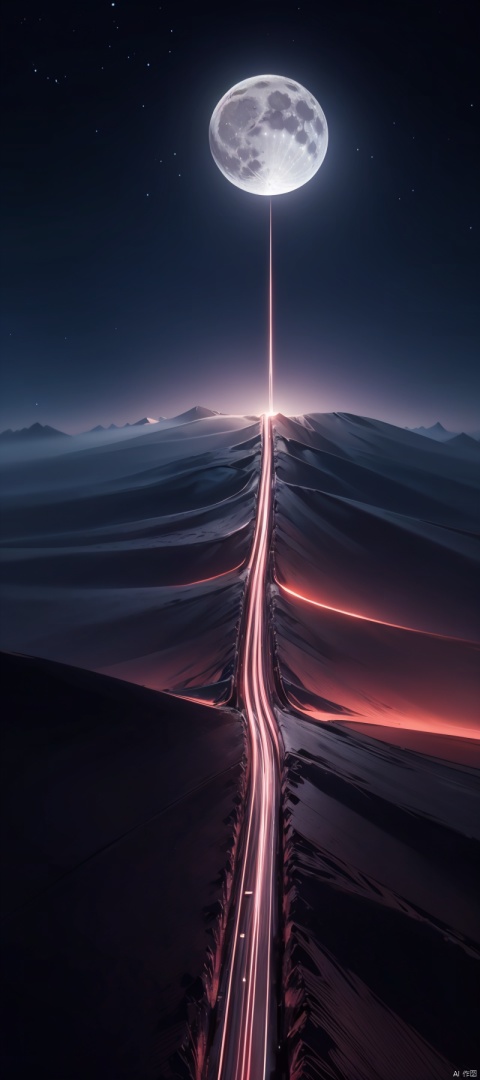  road, passing through a purple valley with the moon in the distance, awesome wallpaper, Epic Road - a journey into outer space, неоновая road, 4k HD illustrative wallpaper, inspired by Cyril Rolando, futuristic landscape, Cosmic landscape, gorgeous background, 4K wallpaper, 4K wallpaper, Stunning artwork in 8K resolution, a work of art about the road to , High-quality desktop wallpapers