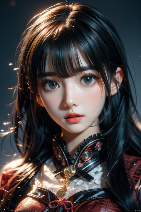  beautiful illustration, best quality, cute petit girl, (transform sequence), transform magical girl, chibi, white magical girl, fractal art, albino, babyface, long pure white and red mesh hair, beautiful detailed redeyes,cinematiclighting,cowboyshot,lookingatviewer,frombottom,happy,国风古装