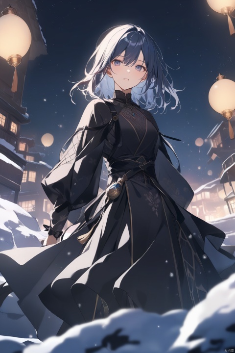  [[fu hua (phoenix)(honkai impact 3rd)]], nai3, 1girl, solo, artstyle,
1girl,solo,full body,sitting,parted lips,outdoors,winter,snowing,(night),wilderness, (night sky),(starlit),solitude, masterpiece,(best quality:1.2),