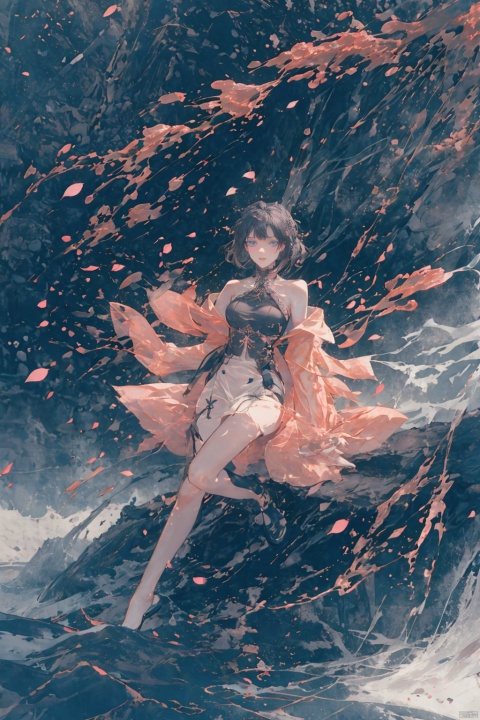  (masterpiece, best quality:1.2), photo, absurdres, highres, extremely detailed, 1 girl, white short hair, eye highlights, dress, short puffy sleeves, frills, outdoors, flower, fluttering petals, full body, depth of field,chromatic aberration abuse,pastel color, Depth of field,garden of the sun,shiny,flowers, garden, 1girl, butterfly style, butterflies, ultra detailed, glary,Light, light particles,glitter,reflect,Put one hand on your chest,C4D,3D,bright,outdoors,gifts,candys,More details,flower ocean,winter,snowflakes,splashing water,falling petals,beautiful and delicate water,((beautiful eyes)),very delicate light,perfect and delicate limbs,nature,water spray,fine luminescence,Lavender eyes,pink pupils,whole body,bright eyes,(an extremely delicate and beautiful girl:1.4),big eyes,eye highlights,watery eyes,outdoors,look at the screen,Touching,