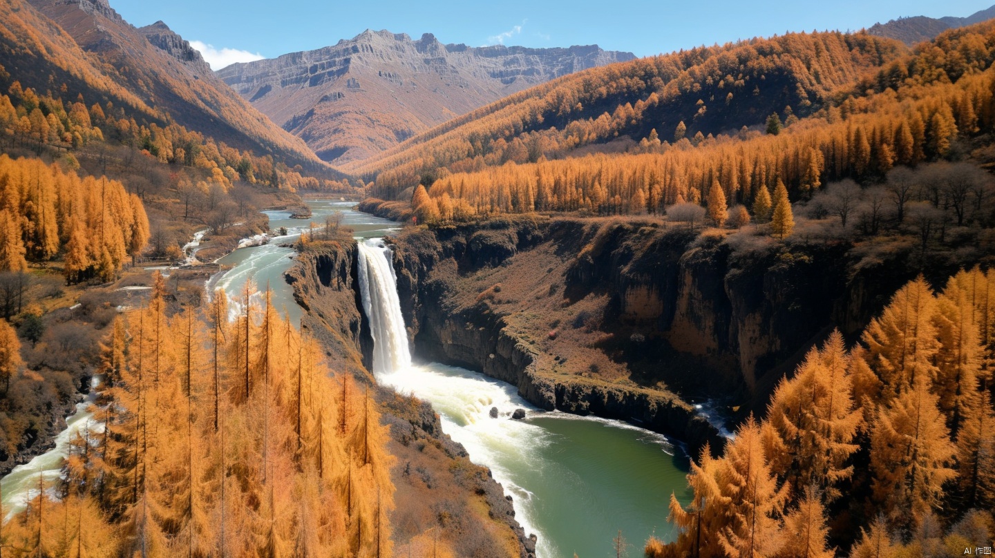 China Yellow River scenic spot, Hukou Waterfall, magnificent waves, Fast River, Cliff, HD, 8k, National Geographic, wallpaper, real photography