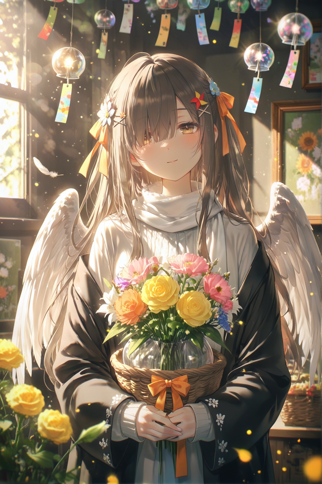 wind chime,  1girl,  solo by 灯之幻星河 on Tensor.Art