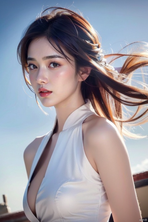  masterpiece, Ultra High Detail, best quality, ultra-detailed, 8k, exquisite portrait, beautiful detailed eyes,floating, beautiful detailed sky, dynamic angle, no hands are painted, yunxi,1girl