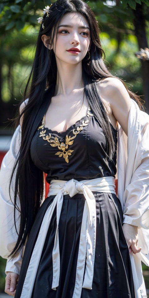  Best Quality, masterpiece, Super High Resolution, (realistic: 1.4) , original photo, 1 girl, (long hair:1.2), (big breasts:1.59),hanfu,facial highlight, pure beauty, girlish, flush, 18-year-old, 18-year-old smiling female classmate, pure beauty, naive, (best quality, 8k, Masterpiece: 1.3) , oval face, big eyes, long eyelashes, exquisite (realistic style) , star-like eyes, extreme face, photo-level lighting, sharp features, creamy skin, fair skin, high-detail skin, realistic skin details, visible pores, (super-detail) , (perfect body: 1.1) , long hair, (dynamic pose) , (dynamic background (volume light: 1.3)) , (big breasts:1.69), , smart, long legs, chang,1girl,qingsha,shidudou, jujingyi,hanfu, hanfu