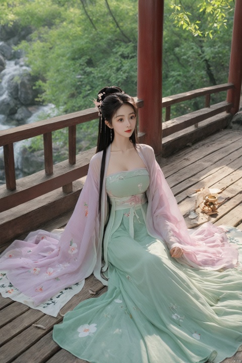  ((1girl)),solo,lying on back on bamboo mat bed in garden,paper fan,thin hanfu,foggy,(curtain),(bamboo forest),(huge breasts:1.88),(Spread your legs and expose your vagina:1.55),tiles roof,light green and white,off shoulders,chinese painting,gongbi style,water_color,(grapevineman:1.4),(huge breasts:2),(trees, artificial mountain, green lotus leaves,light pink lotus flowers),koi,wooden windows,doors,bed,stone,trandional architecture,temple,tower,wall,chinese garden,long hair,full body,bangs,(huge breasts:2.2),(masterpiece, Extremely detailed, best quality, highres:1.2),(ultra_detailed, UHD:1.2),soft smile,huyefo,1girl,see-through,(huge breasts:2.3),bsp,daxiushan,daxiushan style,