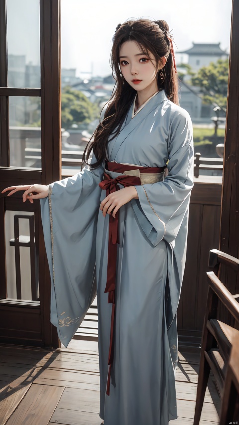 quality,masterpiece,Yunxiao_Fairy,1girl,solo,long hair,looking at viewer,jewelry, Silhouette_Landscape, Hashimoto_Kanna, hanfu