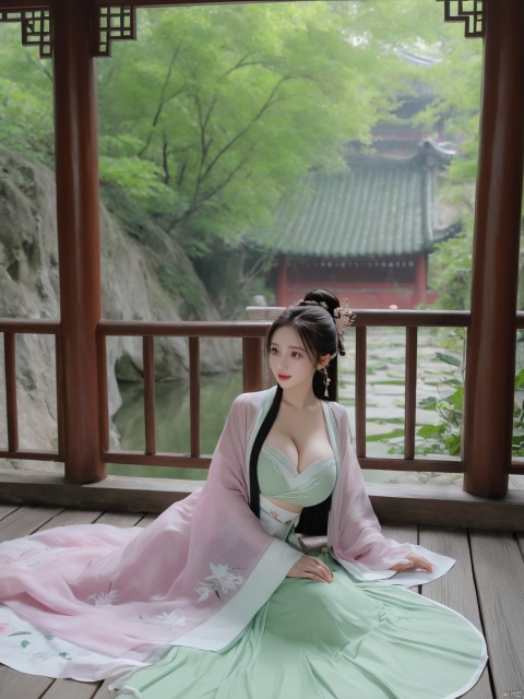  ((1girl)),solo,lying on back on bamboo mat bed in garden,paper fan,thin hanfu,foggy,(curtain),(bamboo forest),(huge breasts:2),(Spread your legs and expose your vagina:1.55),tiles roof,light green and white,off shoulders,chinese painting,gongbi style,water_color,(grapevineman:1.4),(huge breasts:2.5),(trees, artificial mountain, green lotus leaves,light pink lotus flowers),koi,wooden windows,doors,bed,stone,trandional architecture,temple,tower,wall,chinese garden,long hair,full body,bangs,(huge breasts:2.2),(masterpiece, Extremely detailed, best quality, highres:1.2),(ultra_detailed, UHD:1.2),soft smile,huyefo,1girl,see-through,(huge breasts:2.3),,pussy,bsp,daxiushan,daxiushan style, , ,