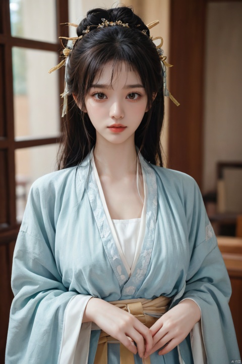 Surrealist beauty photo, hanfu,Xtianxiwei,(big_breasts:1.23), Yunxiao_Fairy,1girl,moyou