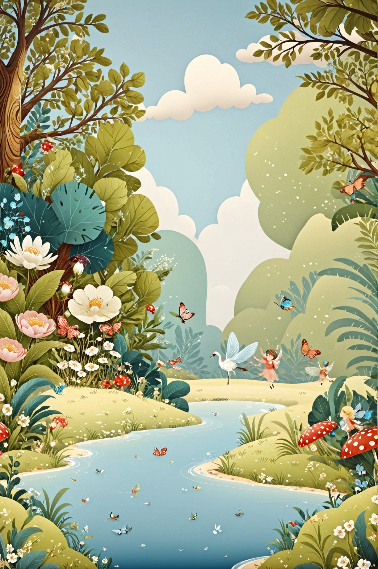  (best quality),((masterpiece)),(highres),original,extremely detailed 8K wallpaper,(an extremely delicate and beautiful), Children's Illustration Style