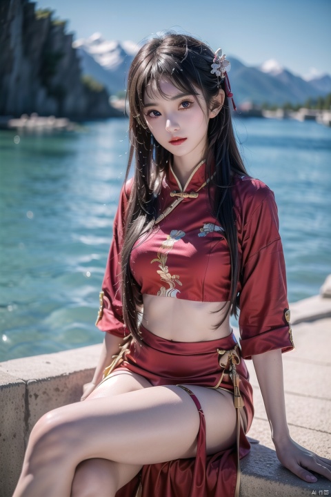  (HDR, UHD, 8K,absurdres:1.4),(Eos R 8,50mm, F1.2,8K, RAW photos:1.2),super-realistic 8K CG,masterpiece,best quality,
1girl,chinese girl,(thin girl:1.2),sitting,(((chinese_clothes))),chinese dress,Arctic background,