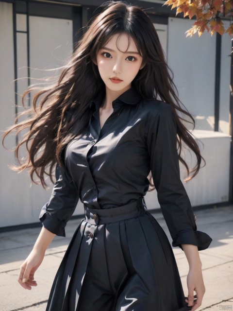 HS-S,

(Best quality, masterpiece: 1.1), ultra-detailed, (realistic, photorealistic: 1.3), 1 girl, with beautiful long hair flowing in the wind, black hair soft and shiny, dancing with the wind, flowing Long hair, natural curly hair, black shirt, simple and classic style, highlighting the girl's maturity and stability, loose tailoring, comfortable and casual, buttons of the shirt, carefully designed details, fluttering in the wind, swaying slightly in the wind , dynamic pictures, natural and vivid, exquisite facial expressions, deep and charming eyes, and the overall atmosphere is full of elegance and romance. Artistic creation, high resolution, and the most beautiful details. solo,

, HS-JX, ,HS-F, HS-sword
