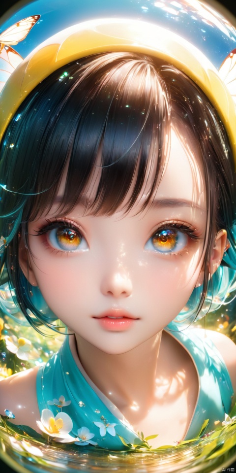  HD, CG, extreme details, fairy style, fisheye lens, exquisite facial features, clear pupils,professional camera, 8k photos, wallpaper, girls, 8k, xihua