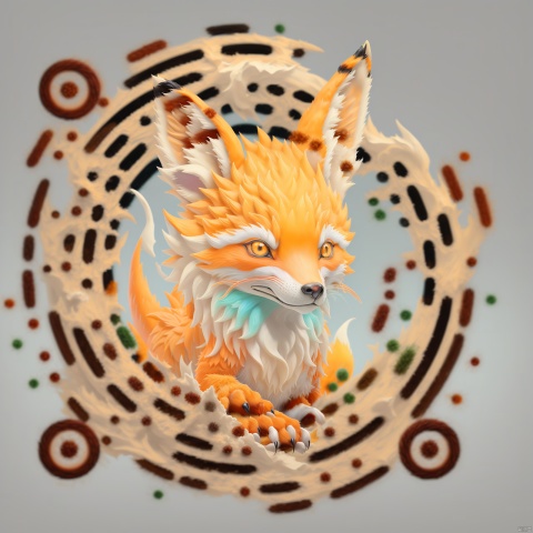 xs-nut-carving, fox, magic creature