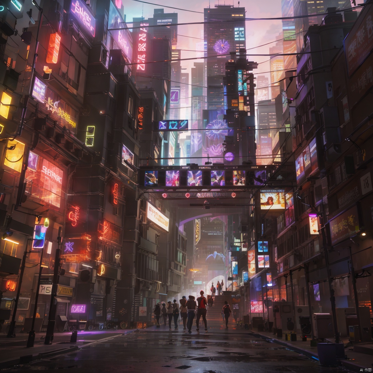  masterpiece,best quality,8k,insane details,intricate details,hyperdetailed,hyper quality,high detail,ultra detailed,
mechanical prosthesis,mecha coverage,emerging dark purple across with white hair,fluorescent purple,cool movement,rose red eyes,beatiful detailed cyberpunk city,hd semirealistic anime cg concept art digital painting,vortex,machinery,Dragon ear,laser,Cyberworld,Future city,midjourney,Future city, Cyberpunk Concept