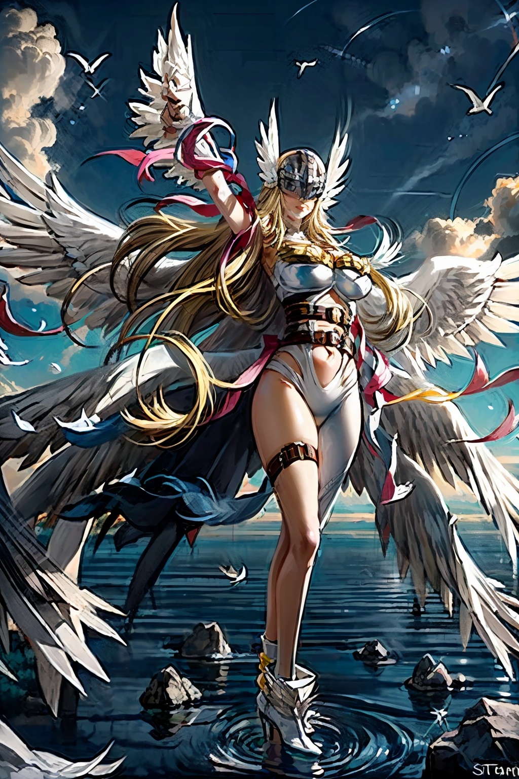 Angewomon and Angemon HD phone wallpaper | Pxfuel