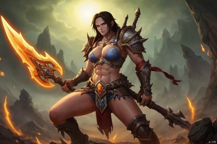  world of warcraft,warrior, (\aisi\), DCG, wmchahua