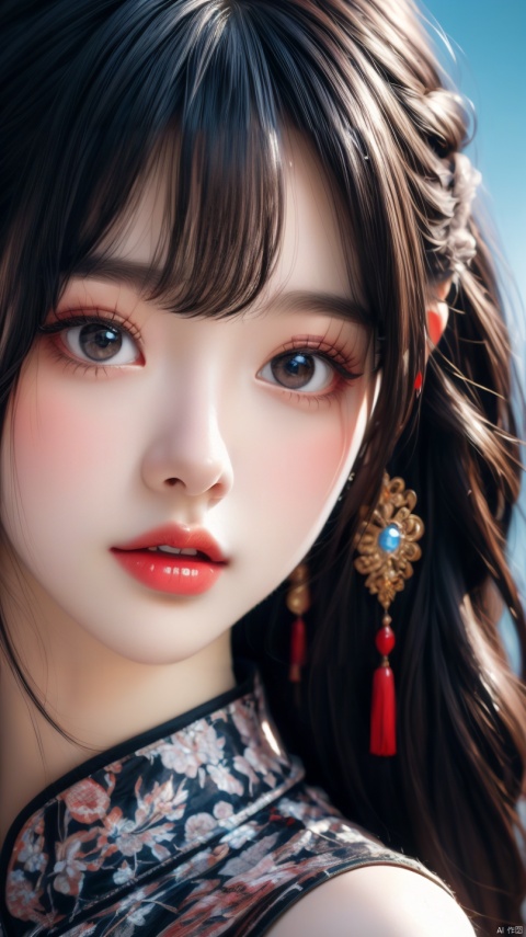  1 girl, (Memphis portrait: 1.5) , creative character graphics, geometric portraits, Art Deco, decorative posters, detailed, high quality, masterpieces, xiqing, HUBG_Beauty_Girl, 1girl
