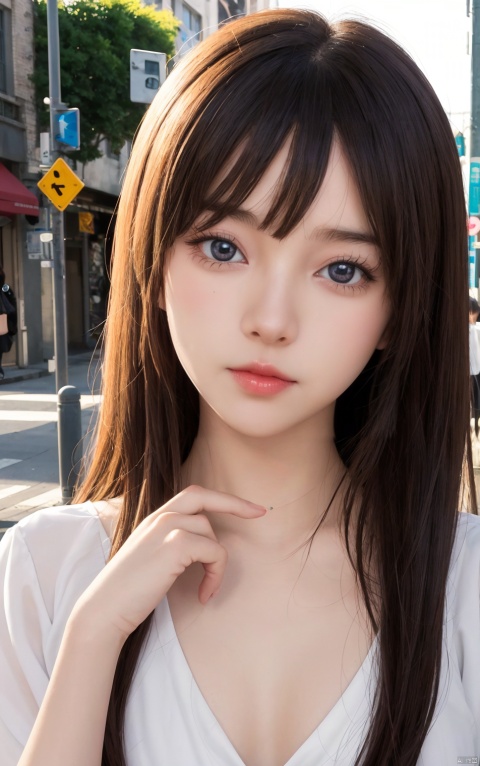 Animated Spliced Reality,a girl made of anime and reality,anime lines around real girl,photo background,the girl is part reality and part caricature,1girl,(solo:1.5),
bangs,street,city,the real street, 1 girl