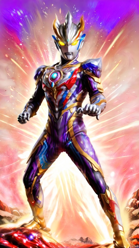  Ultraman, Cosmic Guardian, Light Bringer, Silver Stature, Bright Eyes, Superpowers, Light Beam Attack, Transforming Warrior, Evil Forces, Combative Challenges, Righteous Conviction, Unyielding Spirit.Orange 2 Yellow 3 Blue 5 Green 1 Violet 4