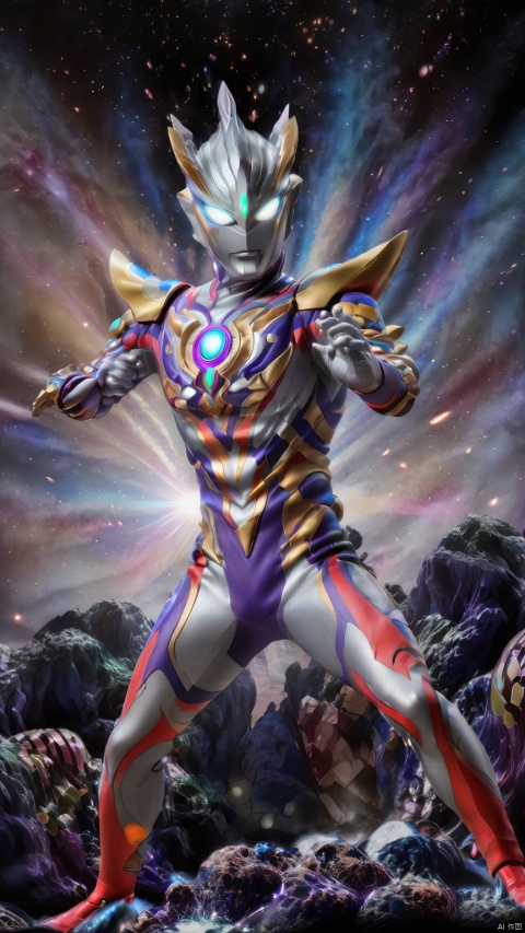  Ultraman, Cosmic Guardian, Light Bringer, Silver Stature, Bright Eyes, Superpowers, Light Beam Attack, Transforming Warrior, Evil Forces, Combative Challenges, Righteous Conviction, Unyielding Spirit.