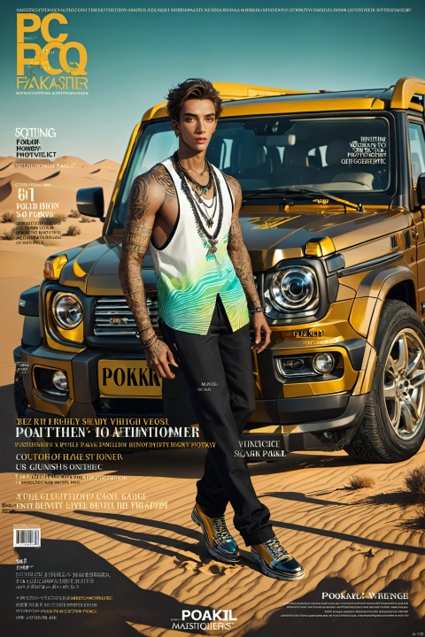  1boy, brown hair, jewelry, outdoors, sky, day, necklace, dark-skinned female, lips, tattoo, watermark, ground vehicle, motor vehicle, realistic, car, desert, ((poakl)), vehicle_sqc
- High-quality photography
- Master's work
- Detailed face description
- 1boy,solo
- Sexy pose
- Fashionable woman
- Vibrant colors
- Wearing a colorful outfit
- Confident expression
- Majestic environmental elements
- Photography
- Bold text description
- Catchy headline
- Stylish font
- Striking and modern cover design
- Trendy and attention-grabbing title
- Center of focus is fashion., ((poakl)), Light master