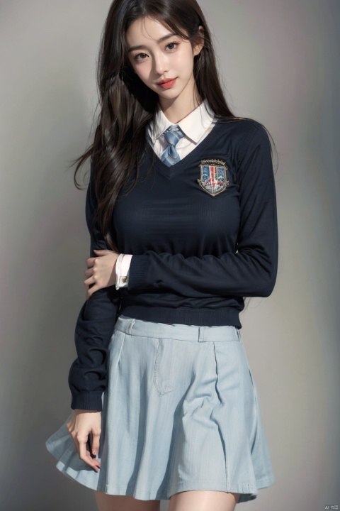  masterpiece,bestquality,realistic,8k,officialart,ultrahighres,school uniforms, 1girl