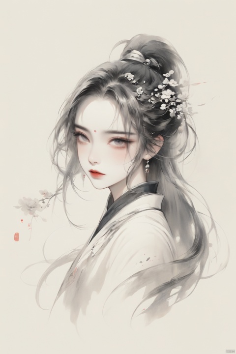  (an extremely delicate and beautiful),(((masterpiece))),((best quality)),1girl,,((an extremely delicate and beautiful girl)),female focus on,((gorgeous hair_ornament)),{{beijing opera}},Ink wash painting,ink splashing,chinese painting,(illustration),color splashing,beautiful detail, , eula (genshin impact)